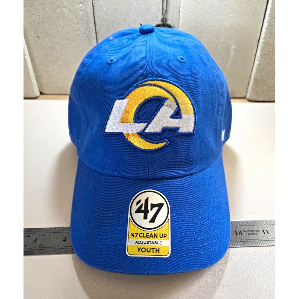 Los Angeles Rams '47 Clean Up Youth Adjustable Hat Blue NFL NWT